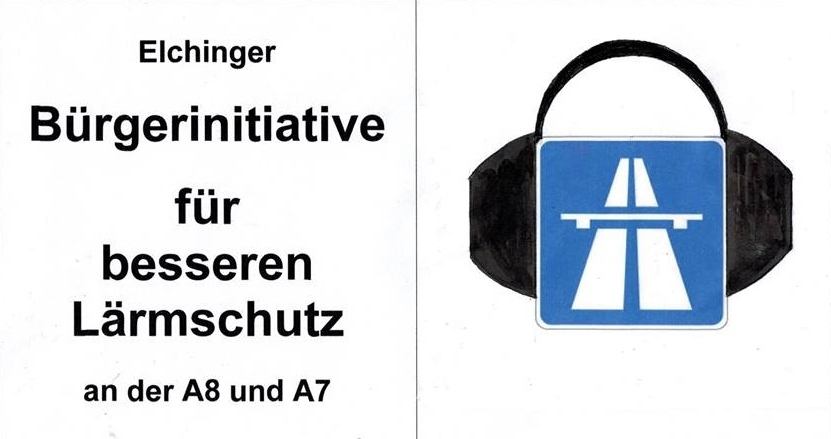 Elchinger Bürgerinitiative für besseren Lärmschutz an der A8 und A7